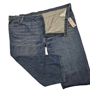NEW Levis 550 Relaxed Fit Jeans Mens 64x28 Blue Medium Wash Denim